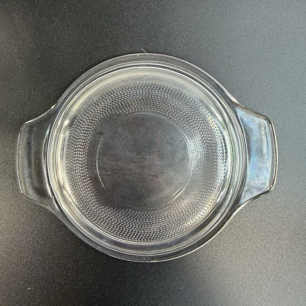 Vintage Anchor Hocking Mini Round Casserole 6.25" Replacement Lid 4 9/16" Fitter